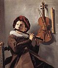 Judith Leyster Young Flute Player painting